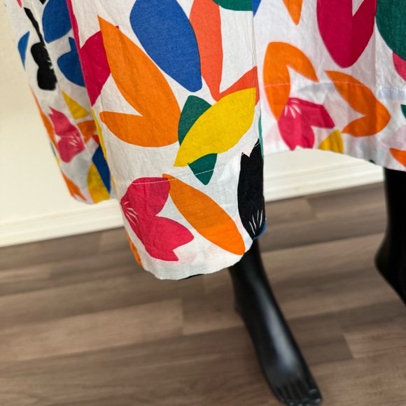 Calvin Klein Multicolor Floral Midi Dress - Picture 6 of 12